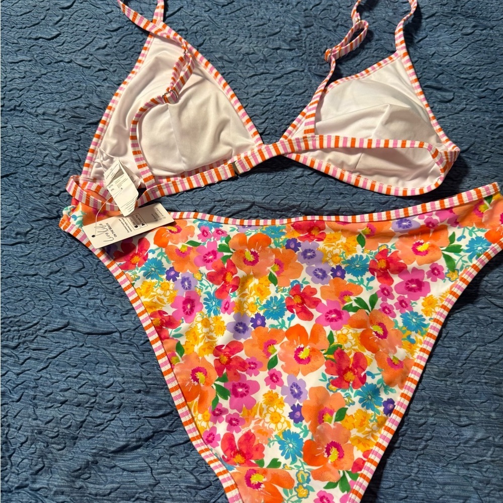 Cupshe Vibrant Multicolor Floral Bikini - Picture 6 of 7
